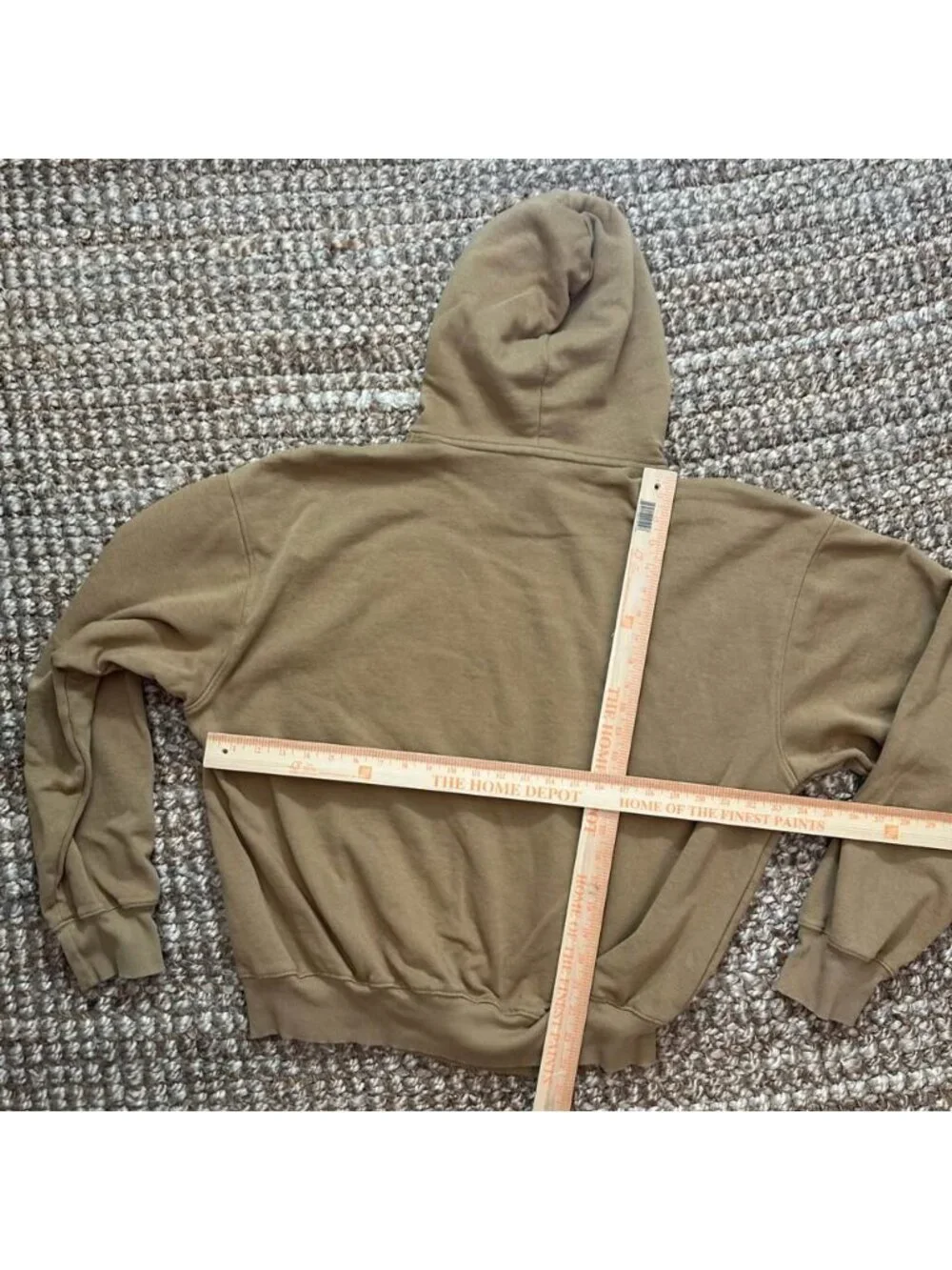 The North Face Hoodie Mens Medium Tan Brown Pullover Sweatshirt Large